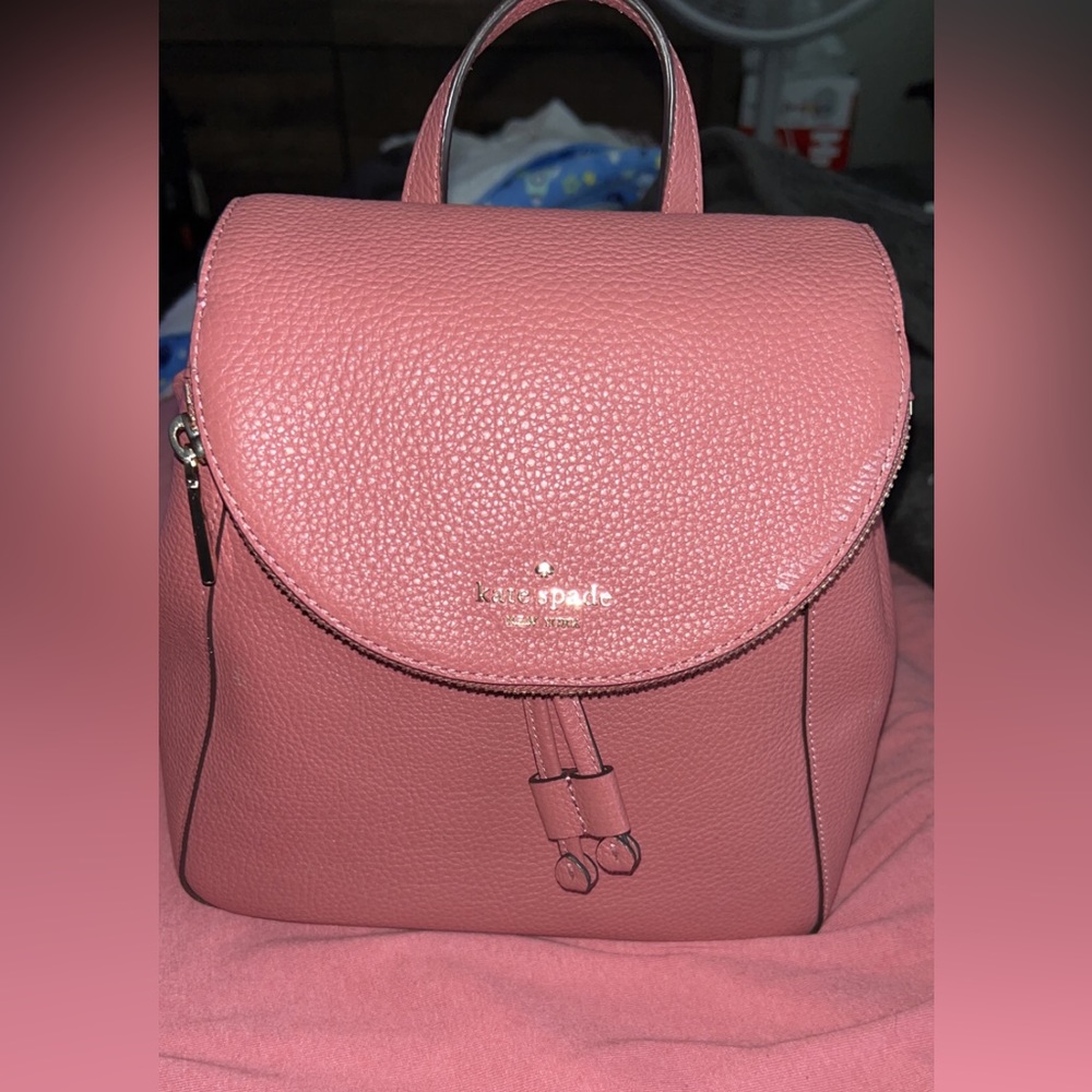 Kate Spade New York Leila Medium Flap Leather Backpack